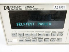 HP 8156A OPTICAL ATTENUATOR 121 FOR PARTS ONLY