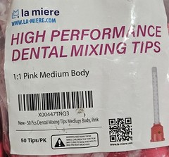 Lot of 3 High Performance Dental Mixing Tips Medium Pink 50 ct