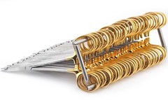 AESCULAP BM128R Durogrip Hegar-Olson Pin Wire Cuter Needle Holder Scissor 5.75″