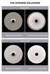 4″ in Diamond Grinding Disc Flat Lap Disk Grit 36-3000 Lapidary Tools for Stone