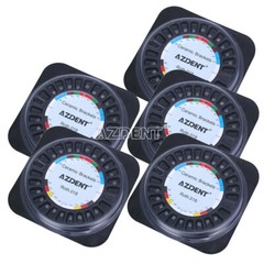 AZDENT Dental Orthodontic Ceramic Brackets Braces Roth/MBT 022 018 3-4-5 Hooks