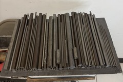 32.40 lbs Misc Carbon & Alloy Steel Round Bar Stock – Mixed Grades