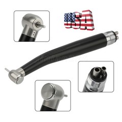 Dental High Speed Handpiece Push Button 4 hole NSK Style Color Black