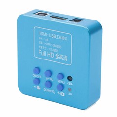 HD 1080p HDMI Industrial Digital Video Microscope Camera C Mount USB Blue NEW !