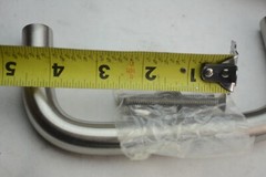 Rockwood Door Pull, Stainless Steel, 6-3/4″L, 2.25″ Proj Pull handle heavy duty