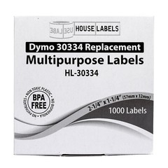 DYMO LW 30334 Medium Multipurpose Labels – (5) Rolls of 1000 – FREE & FAST SHIP