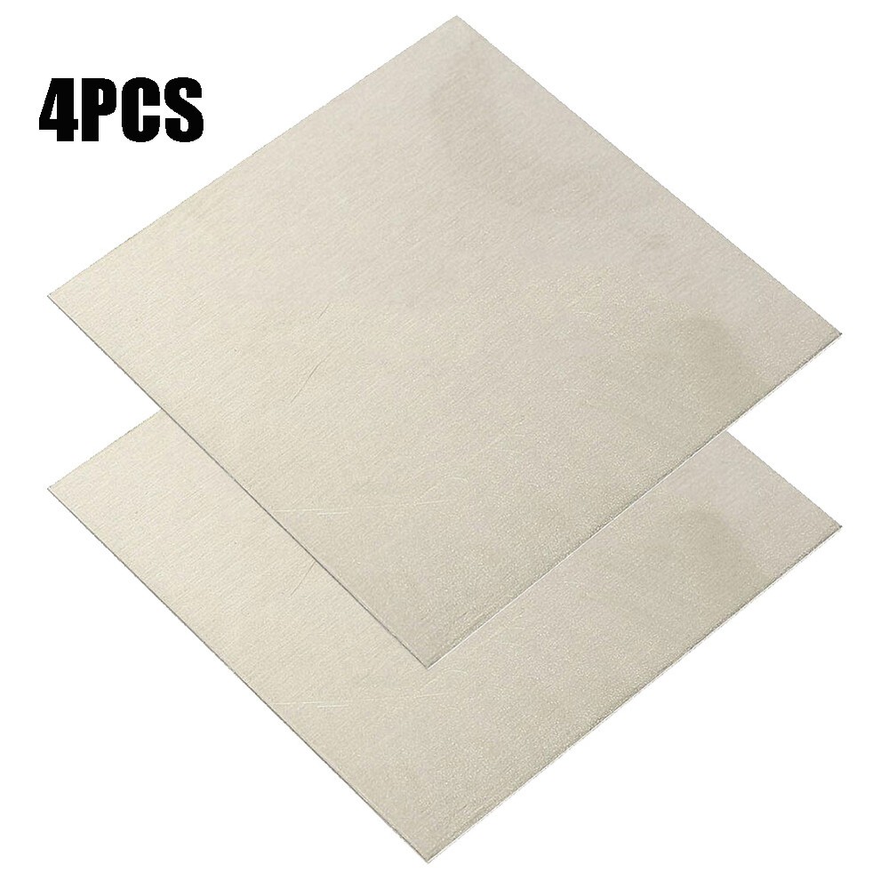 4PCS 100x100mm Pure Nickel Ni Sheet Plate For Electroplating Anode Element 1mm**