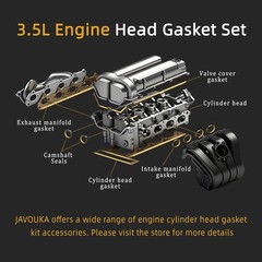 Head Gasket Set Bolts for Honda Accord Odyssey Pilot Acura RDX 3.5L V6 HS26509PT
