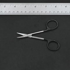 Aesculap BC901R Iris SuperCut Scissors Delicate Curved Sharp/Sharp 4 1/4 in