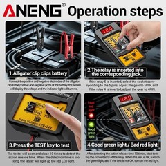 ANENG 12V Car Relay Tester Automotive Diagnostic Tool Electronic Battery Checker