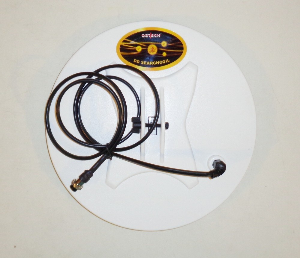 Used DETECH 12.5 “DD COIL FOR MINELAB SD/GP/GPX series of Metal Detectors