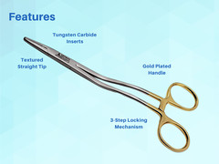 Needle Holder 6″ Needle Driver Bozeman Forceps Tungsten Carbide Inserts
