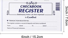 12/20 Checkbook Register,Check Registers for Personal,Blank Ledger Transaction