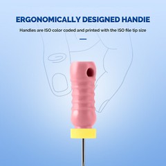 JMU Dental Endo Root Canal Hand Use K-Files #06-#40 Stainless Steel Files 25mm