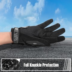 Motorcycle Gloves for Men and Women, Full Finger Touchscreen Motorbike Gloves…