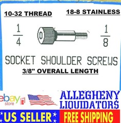1/4″ Dia x 1/8″ Long SHOULDER SOCKET HEAD SCREW (#10-32 THREAD) STAINLESS STEEL