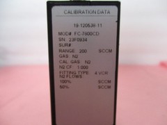 Aera FC-7800CD Mass Flow Controller MFC N2 200 SCCM Novellus 19-120538-11 421470