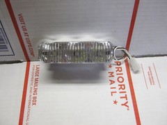 Whelen Justice Series LED Con 3 Clear White Inboard Module