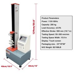 110V 200KG Capacity Electric Tensile Strength Testing Machine Universal Tester