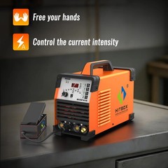 HITBOX 200A 220V Aluminum TIG Welder AC/DC Pulse HF MMA/Stick Tig Welder IGBT US