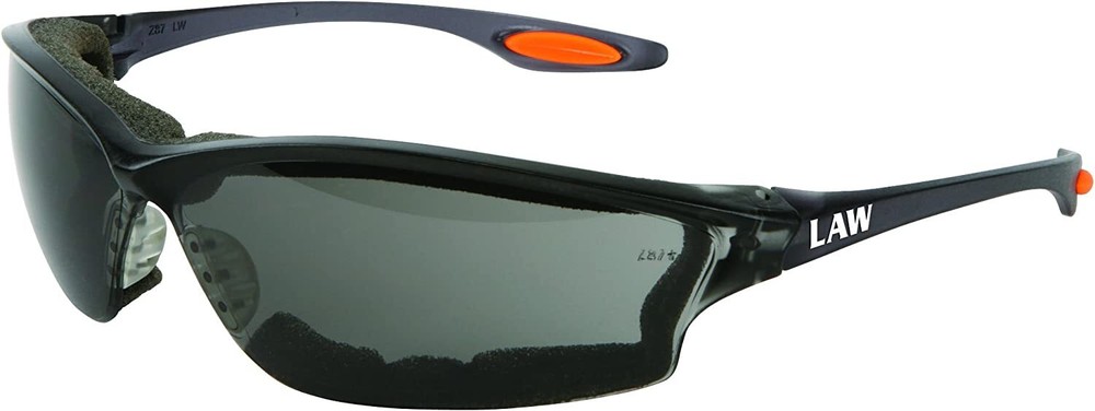 MCR LW312AF Law 3 Safety Glasses Gray Anti-Fog Lens Foam Lining Select Qty Each