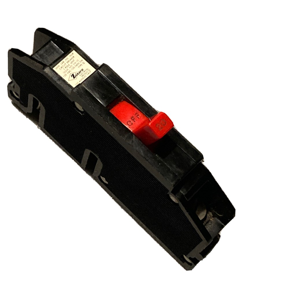 Zinsco Q20 Magnetrip 20 Amp 1 Pole Circuit Breaker 20A 1P Type Q RED Q120 Q020