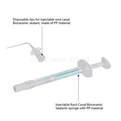 Dental Endo Materials Injectable Root Canal Bioceramic Sealer 1g Pre-mix Syringe
