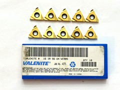 (10) Pcs VALENITE 16IR56 UN VC905 carbide threading inserts-NOS