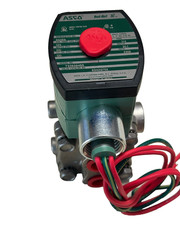 ASCO RED-HAT 8342G701 SOLENOID VALVE 4 WAY STAINLESS STEEL BODY PTFE SEAL NEW
