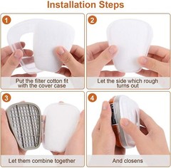 10-500Pcs 5N11 Cotton Filters Replacement for 6200 6800 7502 Respirator Filters
