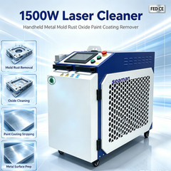 1500W Laser Cleaner Handheld Metal Mold Rust Oxide Paint Coating Remover FDA CE