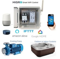 Smart WiFi Pool Pump Timer, 120VAC Outdoor Heavy Duty Wireless Controller Alexa