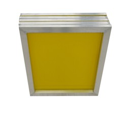 USA – Aluminum Silk Screen Frame – 230 Yellow Mesh 23″ x 31″ – 6pcs
