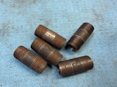PIPE NIPPLE ASSORTED LENGTHS 3/8″ NPT (LOT OF 12)