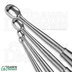 Spratt Brun Mastoid Curette Available Individual & Sets Surgical Ear Instruments