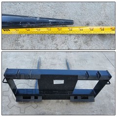 New Skid Steer JCT Hay Bale Spear Attachment Bobcat CAT CASE Deere