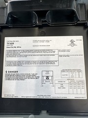 GE 30 Amp 120/240 Volt Fused AC Disconnect In Gray TF30RCP NEMA 3R