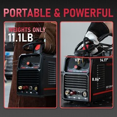 55Amp Plasma Cutter,Non-Touch Pilot Arc Blowback Cutting Machine,110/220V,Non HF