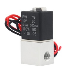 1/8″ NPT 2 Way Normally Closed DC 12V Electric Solenoid Air Valve Sets