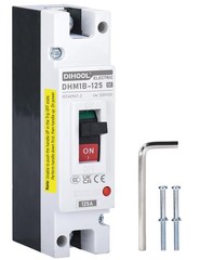 DIHOOL 125 Amp DC Breaker, Battery Disconnect Switch 500V, Thermal Magnetic T…