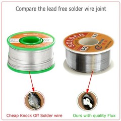 63 37 Tin Rosin Core Solder Wire Electrical Soldering Sn60 Flux .031″/1.0mm Kit