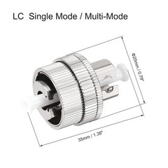 uxcell LC Mechanically Variable Optical Attenuator, Single Mode/Multi-Mode 0-15d