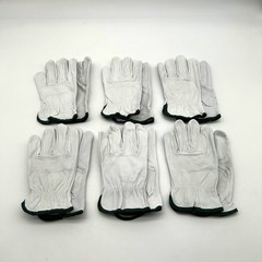 PIP 991K Leather Drivers Gloves Size Medium Keystone Thumb Slip On Cuff 6 Pairs