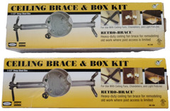 LOT SET 2 NEW IN BOXES HUBBELL RACO HEAVY DUTY CEILING FAN BRACE BOX KIT NO. 936