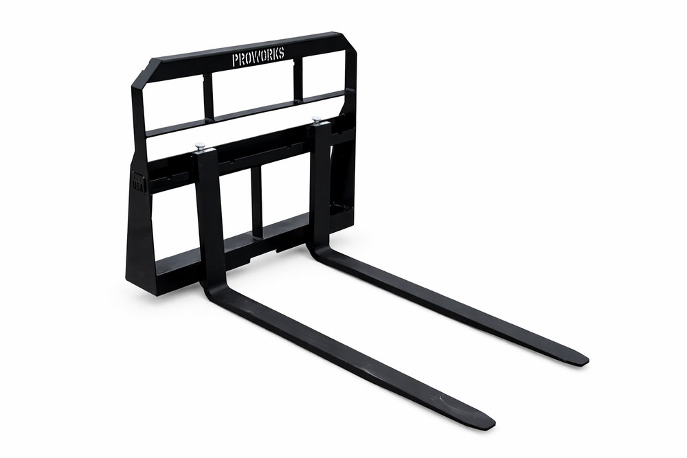 48″ Long 2,200 Pound Pallet Forks Attachment Fits Bobcat MT50 MT100 453 And S70