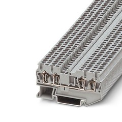 2pcs Phoenix ST 1.5 Quattro 3031186 feed-through terminal block gray New