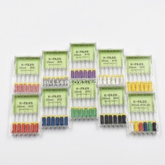 6 Pcs/Pack Dental NITI Endodontics H/K-Files 21/25/31mm Root Canal Hand Use File