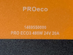 Weidmuller 1469550000 PRO ECO3 Power Supply 3 X400-500V~ 50/60Hz 24VDC 20A – New