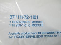 NETWORK TECHNOLOGIES INTERFACE DEVICE MODULE NEW 3711H-72-1I01 COMMUNICATION TII
