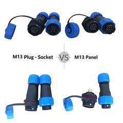 IP68 Waterproof 2/3/4/5 -26 Pin Plug and Panel/ Socket Inline Connector Aviation